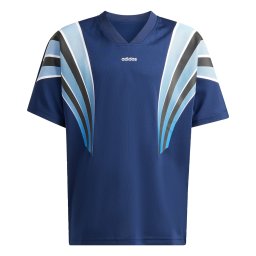 ADIDAS ORIGINALS Tricou 'Santiago' bleumarin / albastru deschis / alb
