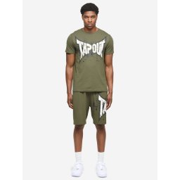 Tapout Costum de trening 'Dunlab' oliv / negru / alb