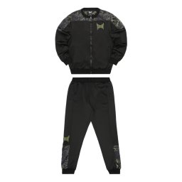 Tapout Costum de trening 'Roots Taptrack' albastru închis / verde / negru