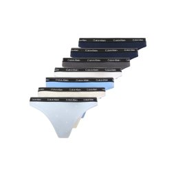 Calvin Klein Underwear Tanga crem / albastru deschis / gri închis / alb
