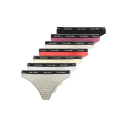 Calvin Klein Underwear Tanga ecru / roșu deschis / negru / alb