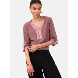 Lipsy Bluză mauve / roz