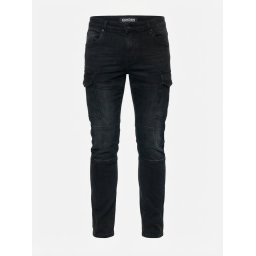 KOROSHI Pantaloni eleganți negru