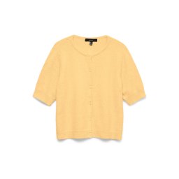 VERO MODA Geacă tricotată 'VMDoffy' galben lămâie