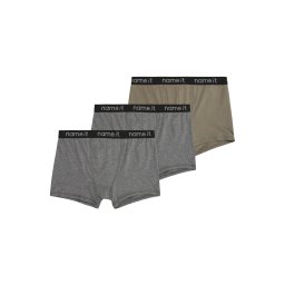 NAME IT Chiloţi pământiu / gri amestecat / kaki / negru