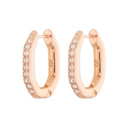 Swarovski Cercei auriu / alb
