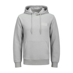 Jack & Jones Plus Pulover 'JJECorp' gri / gri deschis