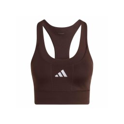 ADIDAS PERFORMANCE Sutien sport 'ADI365' castaniu / alb