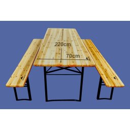 Set de bere din lemn – 220 cm, 70cm