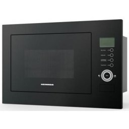 Cuptor cu microunde Heinner HMW-25BIGBK, incorporabil, 25 litri, 900 W, grill, 5 trepte, control electronic, sticla neagra