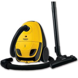 Aspirator Heinner HVC-MTB700YL, sac textil, 700 W, sac 2 litri, A, filtru HEPA 10, galbena