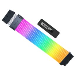 Cablu prelungitor RGB adresabil Lian Li Strimer Wireless 24 pini ATX, controller inclus, PW24-1W-T
