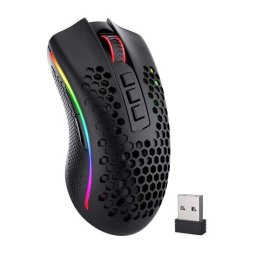 Mouse Gaming Wireless Cu Fir Redragon Storm Pro Negru Iluminare RGB
