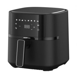Friteuza cu aer cald HAF-B4BK1500, 4 l, 1500 W, Termostat reglabil, 8 programe, Negru