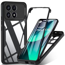 Husa Husa pentru Xiaomi Poco F8 Pro + Folie - Techsuit ColorVerse 360 Series - Black