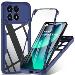 Husa Husa pentru Xiaomi Poco F8 Pro + Folie - Techsuit ColorVerse 360 Series - Blue