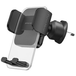 Suport auto telefon Crystal Clamp Plus CHCCP0000001, grila ventilatie, 4.7-6.9 inch, negru