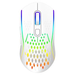 Mouse Buzz cu Fir / Wireless, 800-4800DPI, 1.5m - White