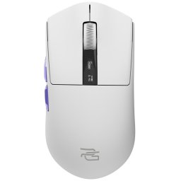 Mouse Jester, 800DPI - 26000DPI, Afisaj OLED, Alb