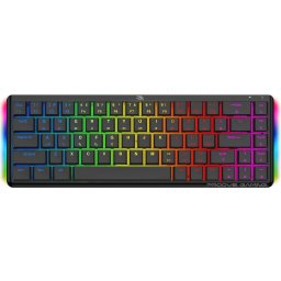 Tastatura fara Fir Bluetooth Type-C RGB 1500mAh Negru