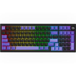 Tastatura fara Fir Bluetooth Type-C RGB 6000mAh Negru