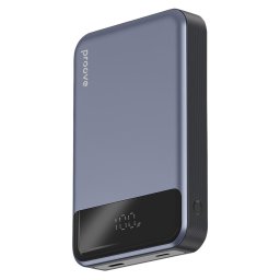 Baterie externa Wireless Hoodman 10000mAh 20W PD + FQI 1 x QI - 1 x USB-C Gri