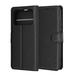 Husa Husa pentru Xiaomi Poco F8 Pro - Techsuit Leather Folio - Black