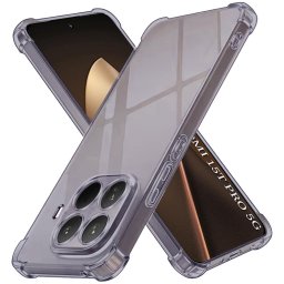 Husa Husa pentru Xiaomi 15T Pro - Techsuit Shockproof Clear Silicone - Smoke Black