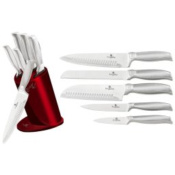 BERLINGER HAUS BH/2273A set cuțite cu stativ 6 cu părţi inoxidabil oţel