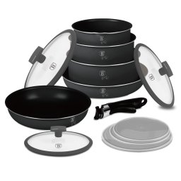 BERLINGER HAUS BH/8252 Antracit Collection Set vase 12 cu părţi Antracit
