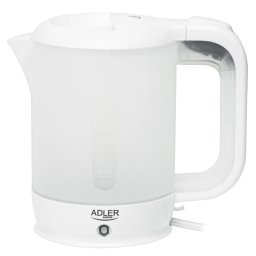 ADLER AD 1381 electric fierbător plastic călător 0.5L Alb