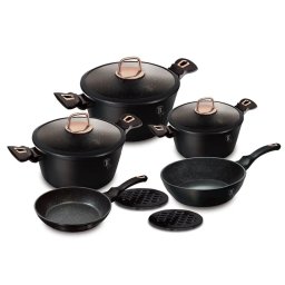 BERLINGER HAUS BH/8168 Set vase 10 cu părţi Negru