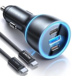 Incarcator pentru Masina, USB, USB-C, 170W, 1m - Lisen (YL0224010001) - Black