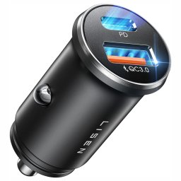 Incarcator pentru Masina, USB, USB-C, 54W - Lisen (YL0223090002) - Black