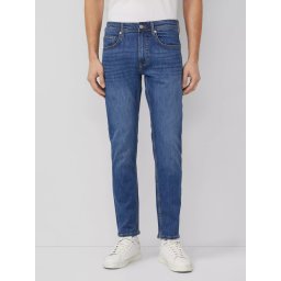 s.Oliver Blugi barbati Nelio, cu talie medie si croiala Slim fit, Albastru (SELECTATI MARIMEA: 36, SELECTATI LUNGIMEA: 32)