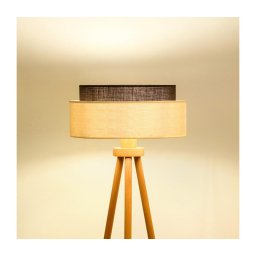 BRILAGI - Lampadar LED Boho Style 1xE27/15W/230V crem/maro
