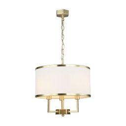 Open Design OR80223 - Lustră pe lanț CASA 3xE14/12W/230V crem/alamă