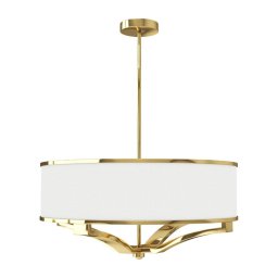 Open Design OR84825 - Lustră pe tijă GERDO, 4xE27/12W/230V, auriu/alb