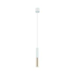 Open Design OR80841 - Lustră SLIMI suspendată pe cablu, 1xG9/3,5W/230V, alb/auriu