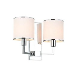 Open Design OR81497 - Aplica de perete CASA 2xE14/12W/230V, crom lucios/crem