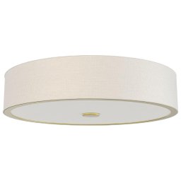 Open Design OR86034 – Plafonieră ZALINDRO, 6×E27, max. 15 W/bec, 230 V, Ø 74,5 cm, alb/alamă