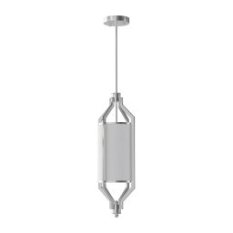 Lustră cu tijă ZUNDO Open Design OR85853, 1xE27/15W/230V, crom mat/alb