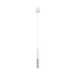 Open Design OR80858 - Lustră SLIMI suspendată pe cablu, 1xG9/3,5W/230V, alb/aur roz