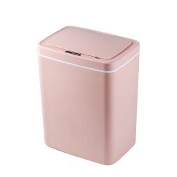 RESIGILAT : Cos de Gunoi cu Senzor Automat Gadgetry, Capacitate 16L - Roz