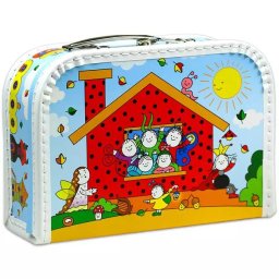 Bogyó şi Babóca: valiză cu design căsuţă
