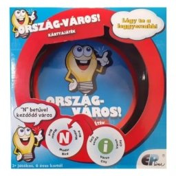Ţări şi oraşe - joc de cărți în lb. maghiară