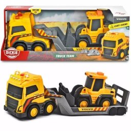 Dickie: Volvo Truck Team camion transportor cu mini-încărcător