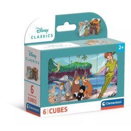 Clementoni: Cuburi de poveste Disney clasice - set de 6 bucăți