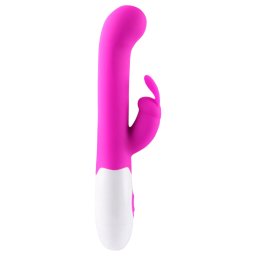 Pretty Love Centaur - vibrator pentru punctul G cu stimulare clitoridiană - mov