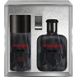 SET EVAFLOR Whisky Black OP Barbati Apa de toaleta 100 ml + Apa de toaleta 20 ml + Agrafa pentru bani